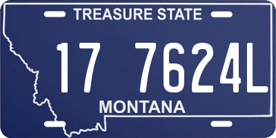 MT license plate 177624L