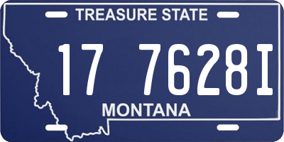 MT license plate 177628I