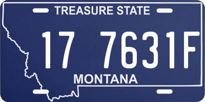 MT license plate 177631F