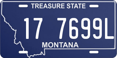 MT license plate 177699L