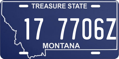 MT license plate 177706Z