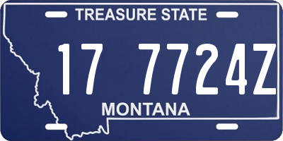 MT license plate 177724Z
