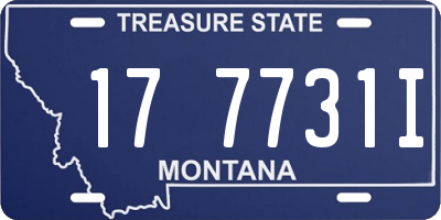 MT license plate 177731I