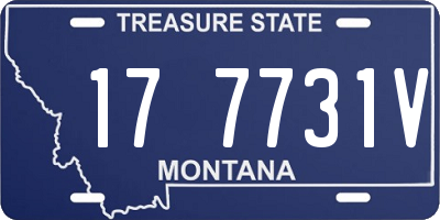 MT license plate 177731V