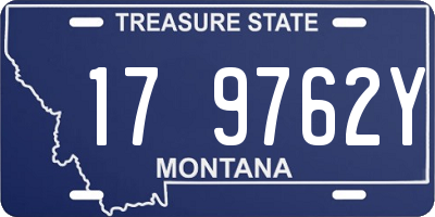 MT license plate 179762Y