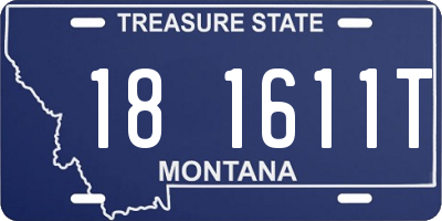 MT license plate 181611T