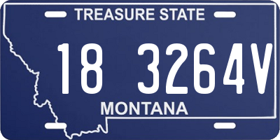 MT license plate 183264V