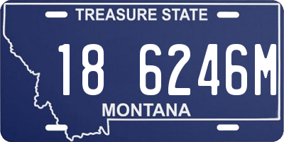 MT license plate 186246M