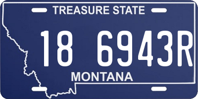 MT license plate 186943R