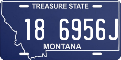 MT license plate 186956J