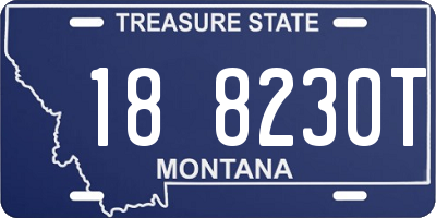MT license plate 188230T