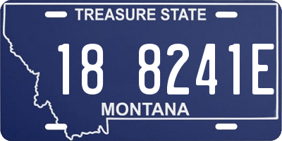 MT license plate 188241E
