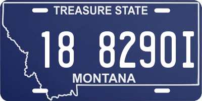 MT license plate 188290I