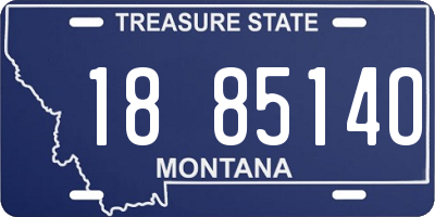 MT license plate 188514O
