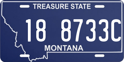 MT license plate 188733C