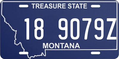 MT license plate 189079Z