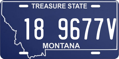 MT license plate 189677V