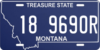 MT license plate 189690R
