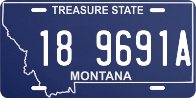 MT license plate 189691A