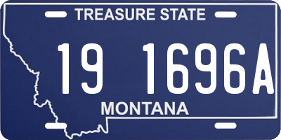 MT license plate 191696A
