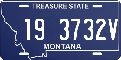 MT license plate 193732V