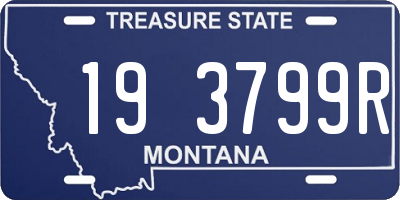 MT license plate 193799R
