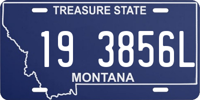 MT license plate 193856L