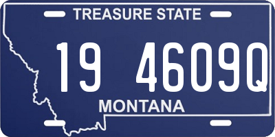MT license plate 194609Q