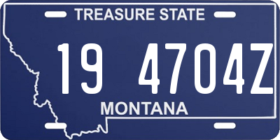 MT license plate 194704Z