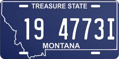MT license plate 194773I