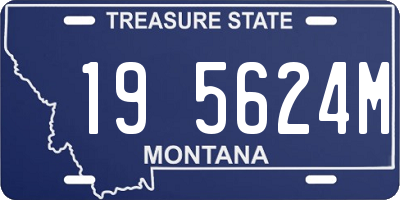 MT license plate 195624M