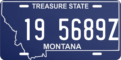 MT license plate 195689Z