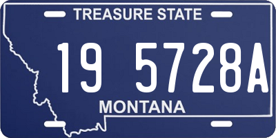 MT license plate 195728A