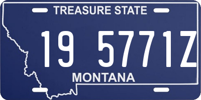 MT license plate 195771Z
