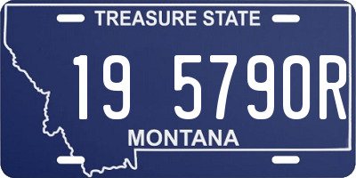 MT license plate 195790R