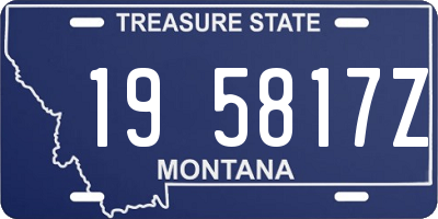 MT license plate 195817Z