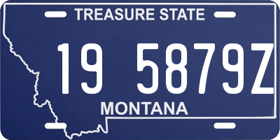 MT license plate 195879Z