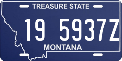 MT license plate 195937Z