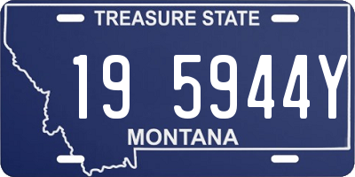 MT license plate 195944Y