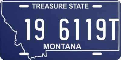 MT license plate 196119T