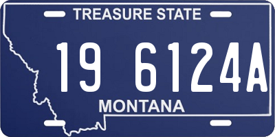 MT license plate 196124A