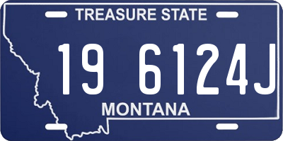 MT license plate 196124J