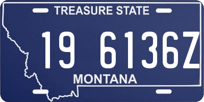 MT license plate 196136Z