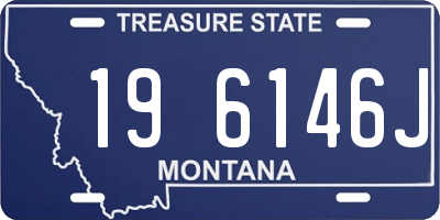 MT license plate 196146J