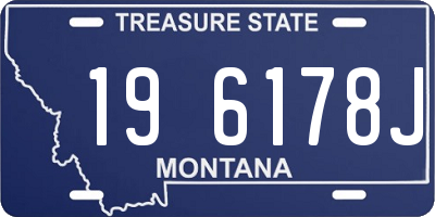 MT license plate 196178J