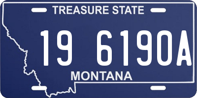 MT license plate 196190A