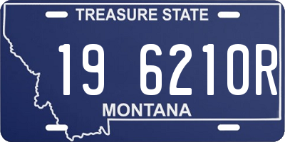 MT license plate 196210R