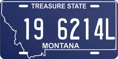 MT license plate 196214L