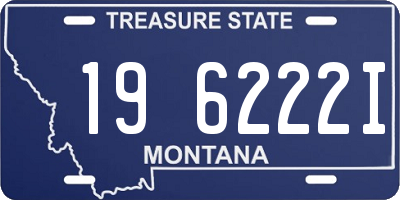 MT license plate 196222I