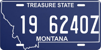 MT license plate 196240Z